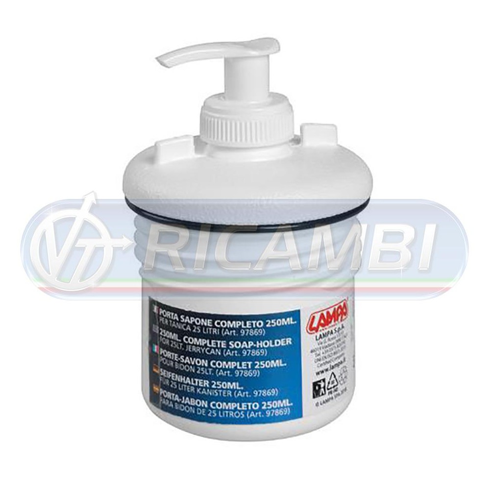 1 - PORTASAPONE CON DISPENSER LAMPA