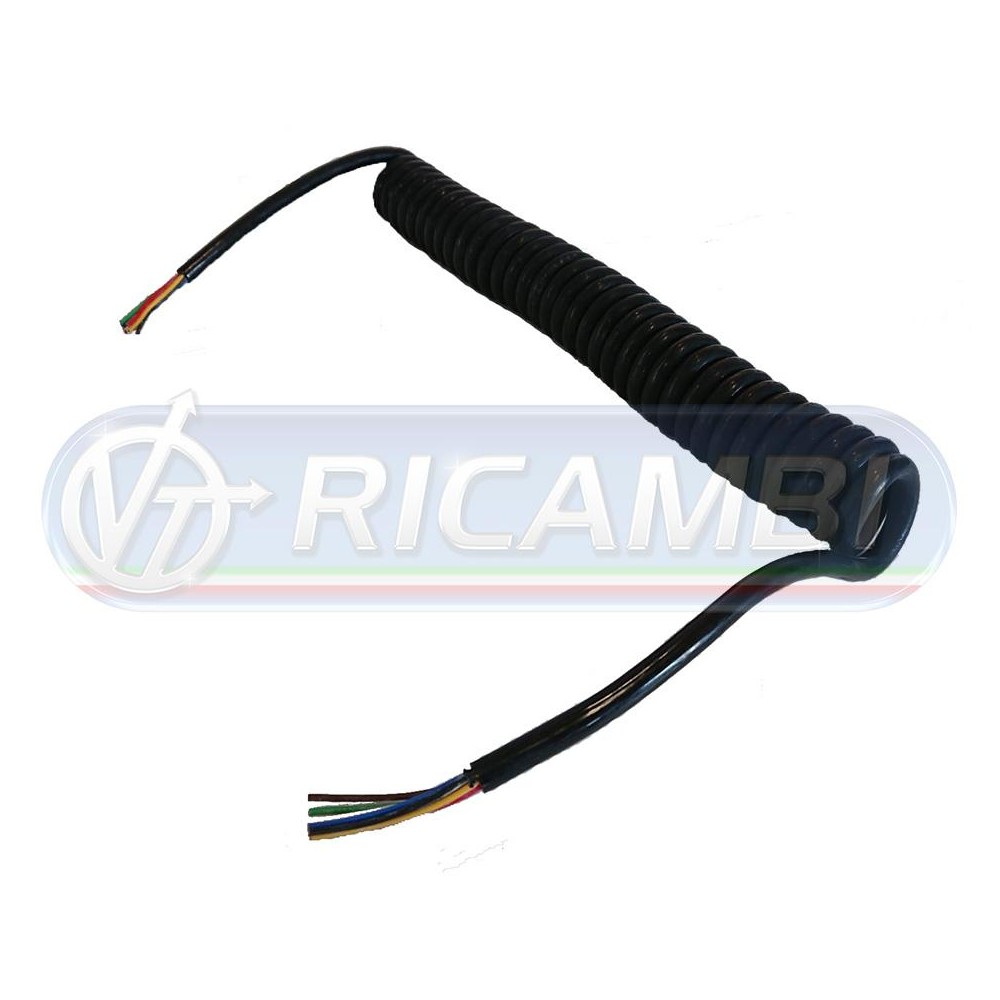 1 - CAVO ELETTRICO 7 POLI A SPIRALE 3,5 MT