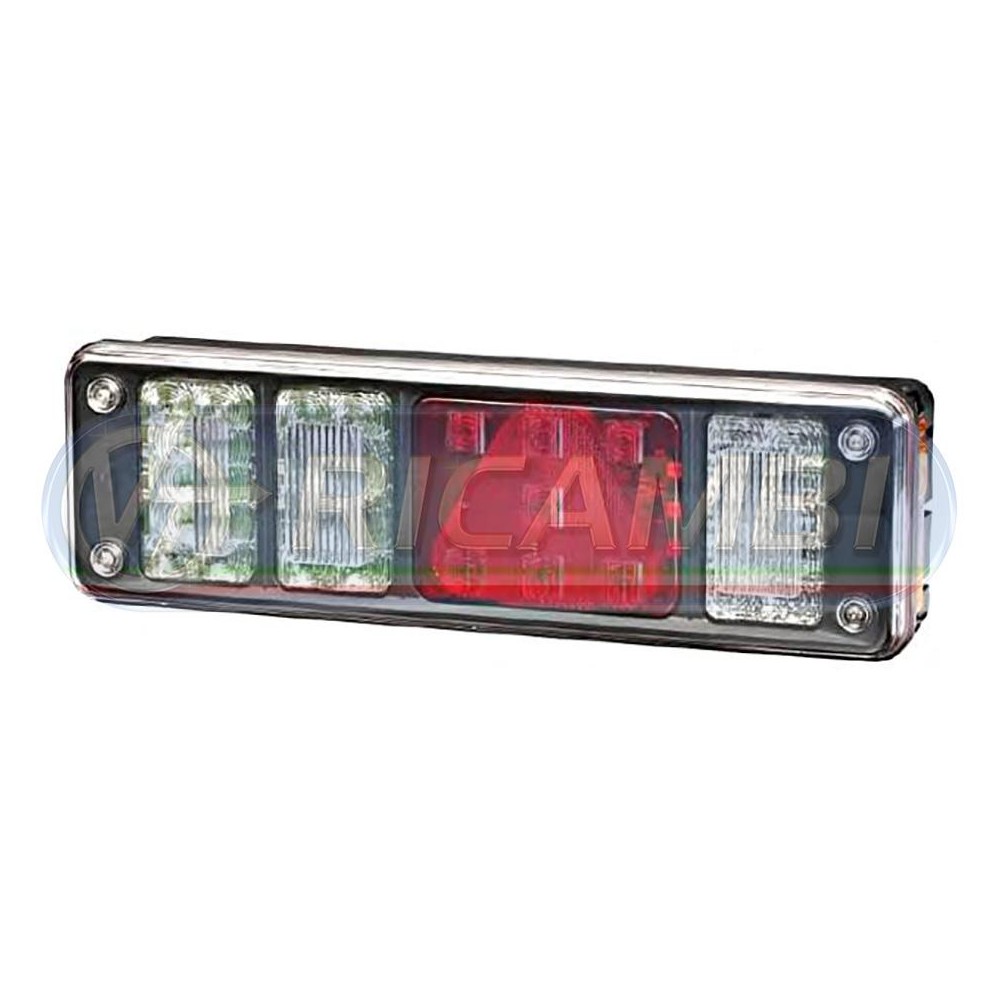 1 - GEMMA POSTERIORE RIMORC. TRASPARENTE HELLA DX/SX