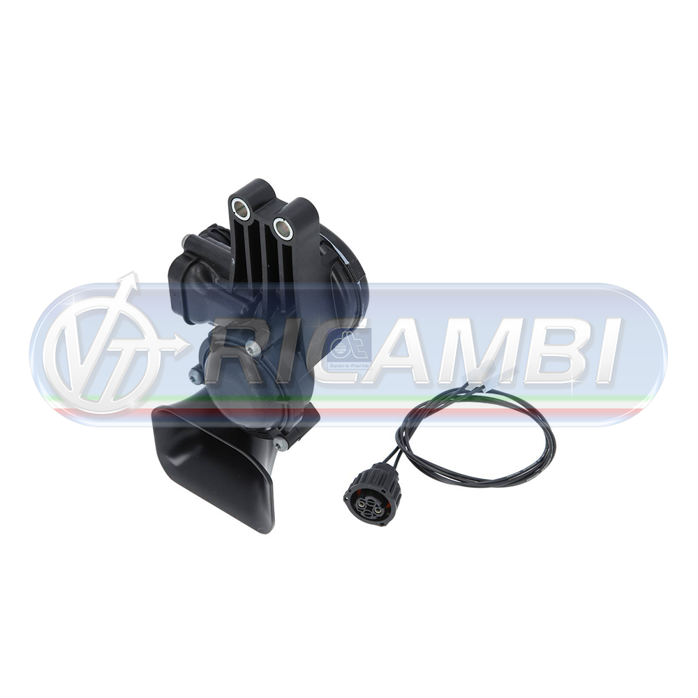 1 - AVVISATORE ACUSTICO PNEUMATICO 24V CON. TONDO