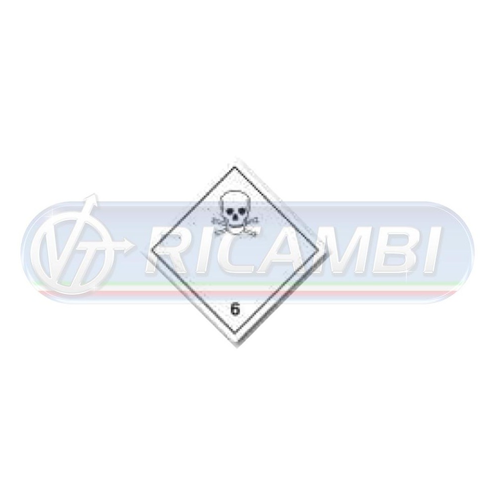 1 - ADESIVO ADR 300X300 CL6.1 MATERIALE TOSSICO