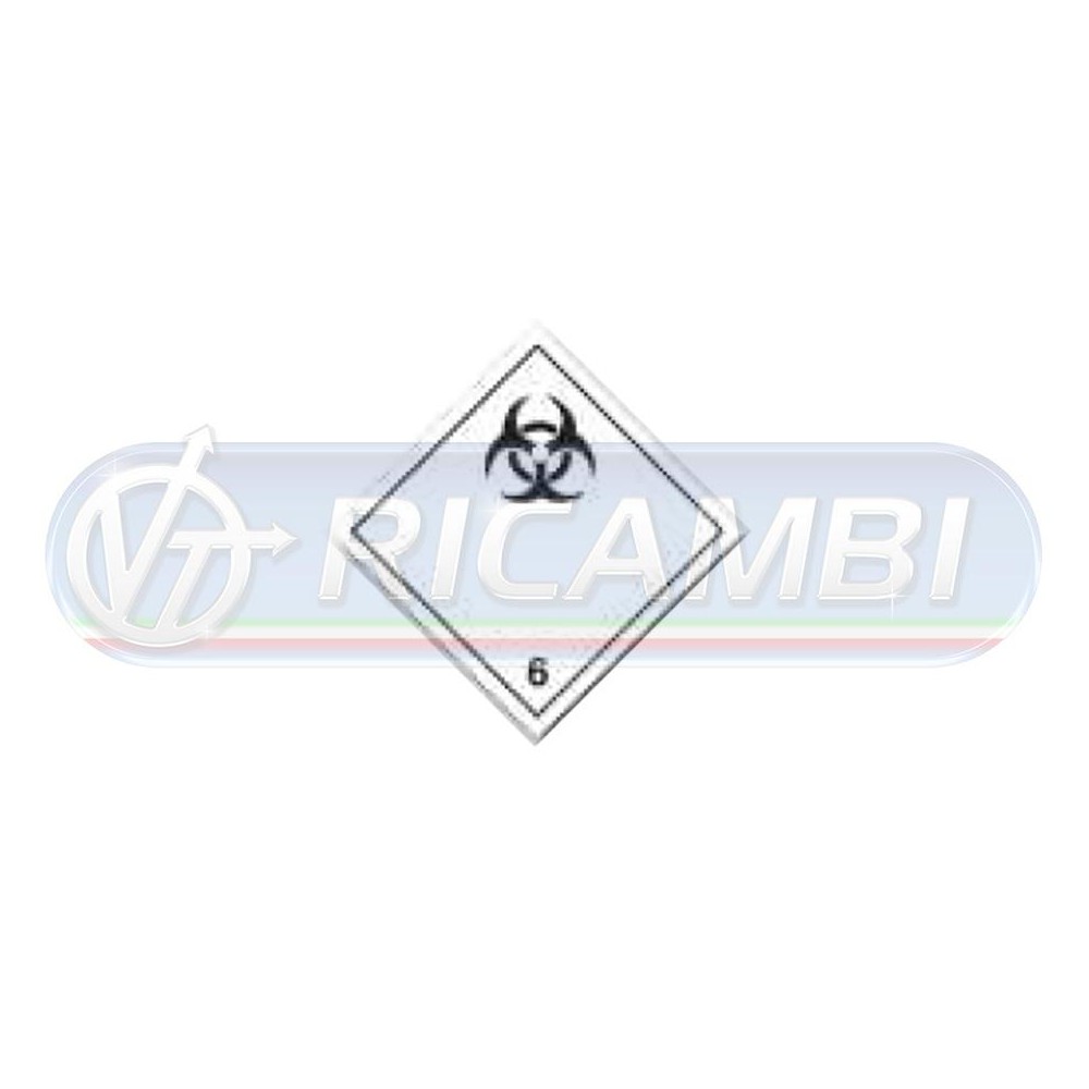 1 - ADESIVO ADR 300X300 CL6.2 MATERIALE TOSSICO