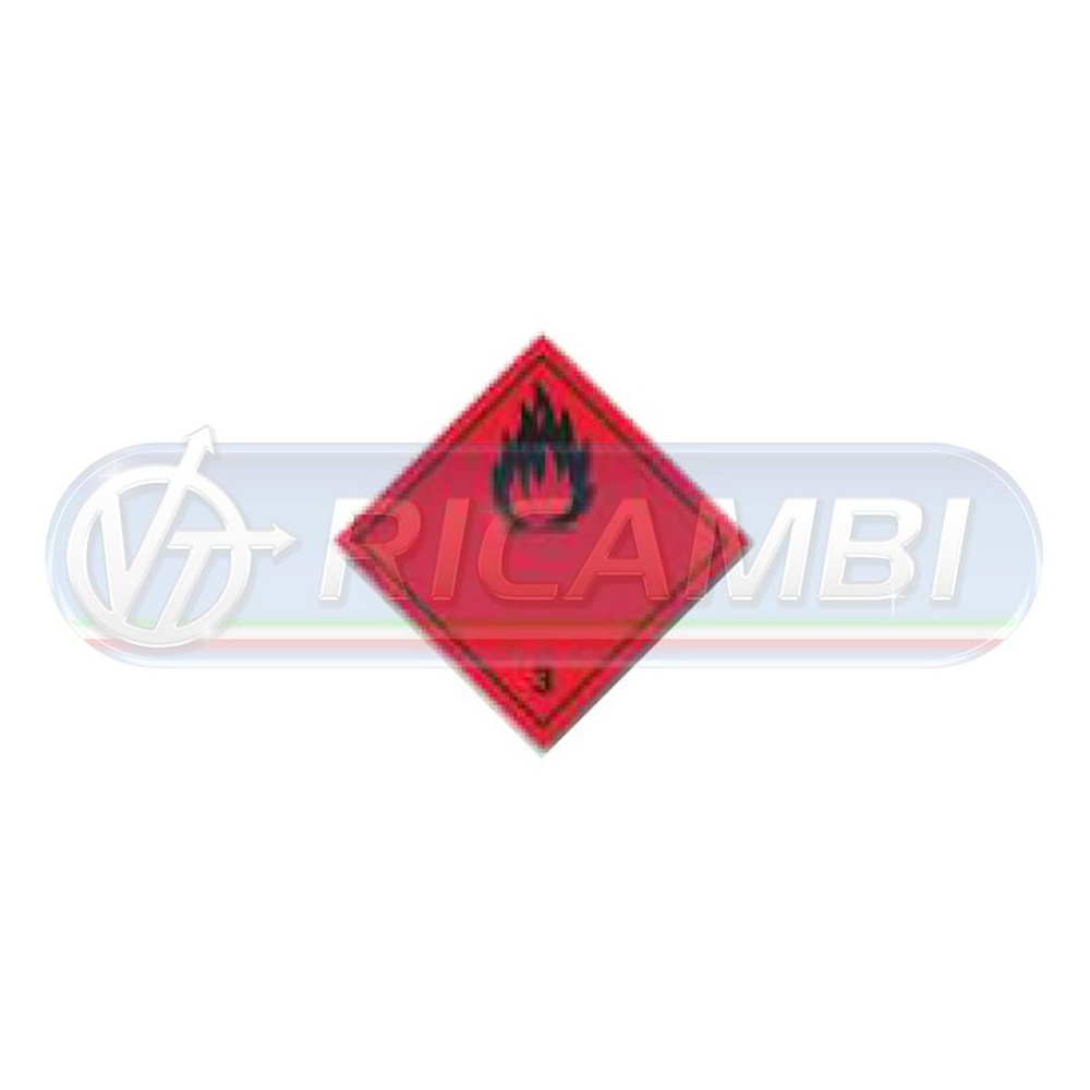 1 - ADESIVO ADR 300X300 CL3 LIQUIDI INFIAMMABILI