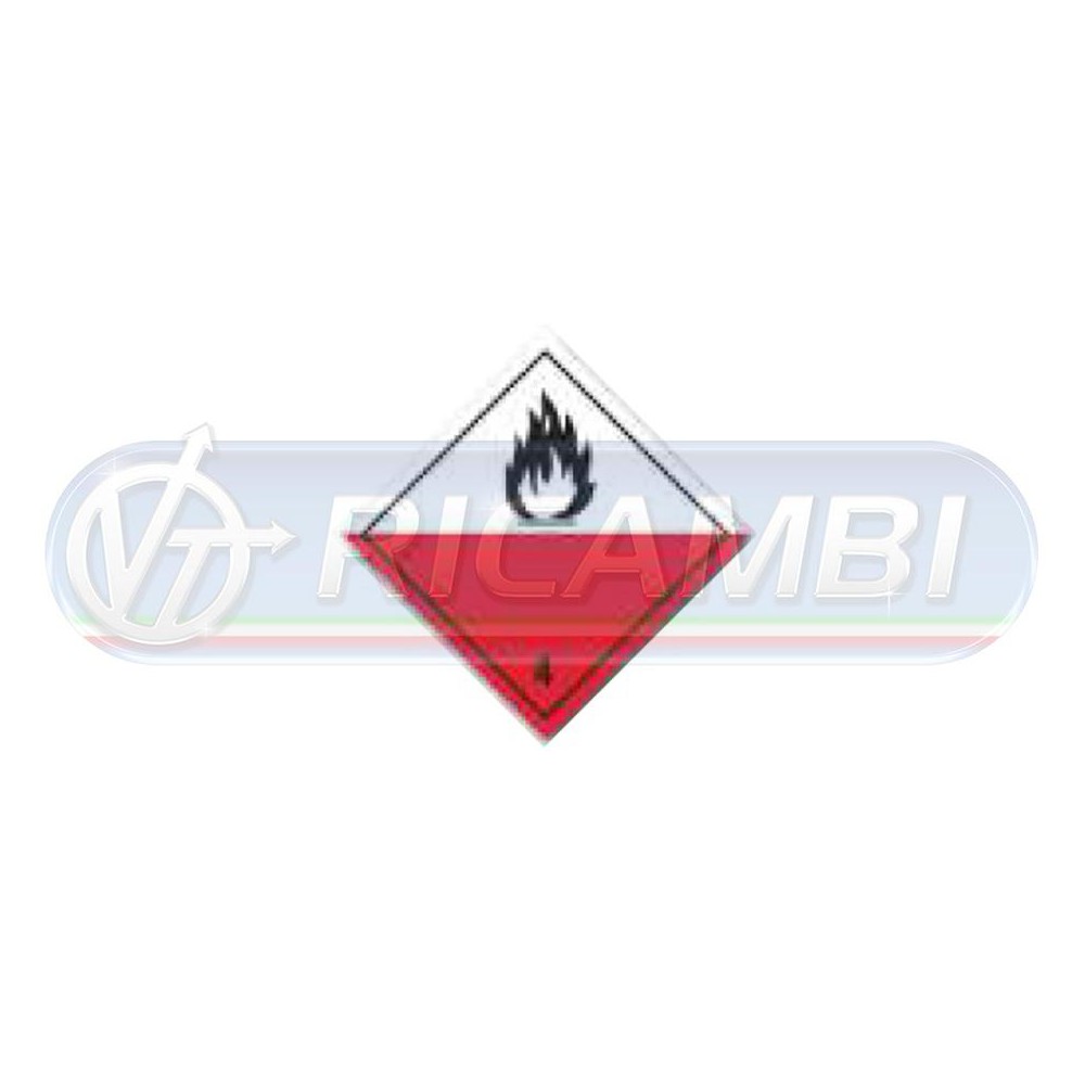 1 - ADESIVO ADR 300X300 CL4.2 SOSTANZE INFIAMMABILI SPONTANEE