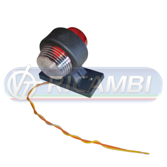 1 - FANALINO INGOMBRO POST. BA15S STAFFA CORTA DX/SX