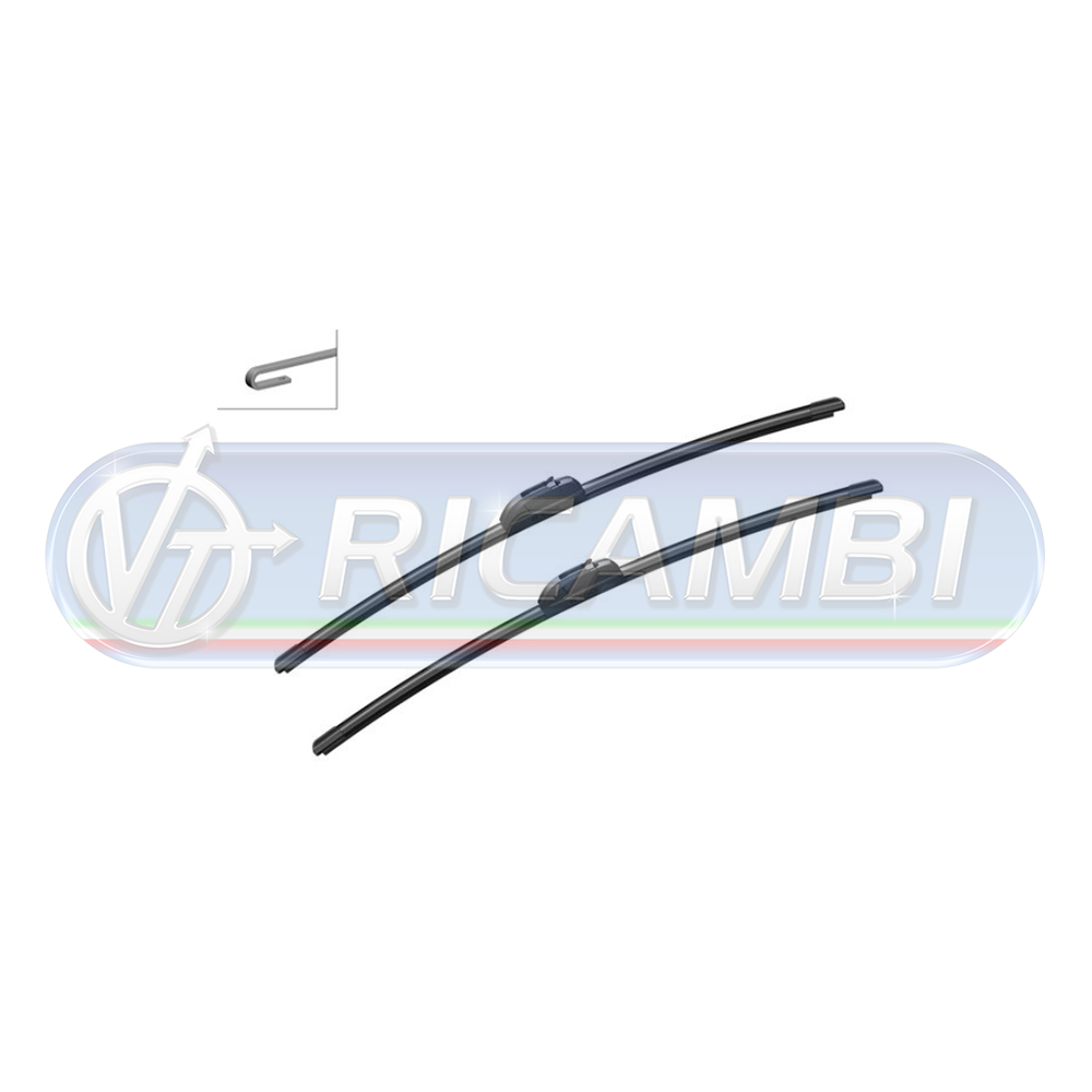 1 - SPAZZOLA TERGI 60cm CON SPRUZZATORE BOSCH IN COPPIA