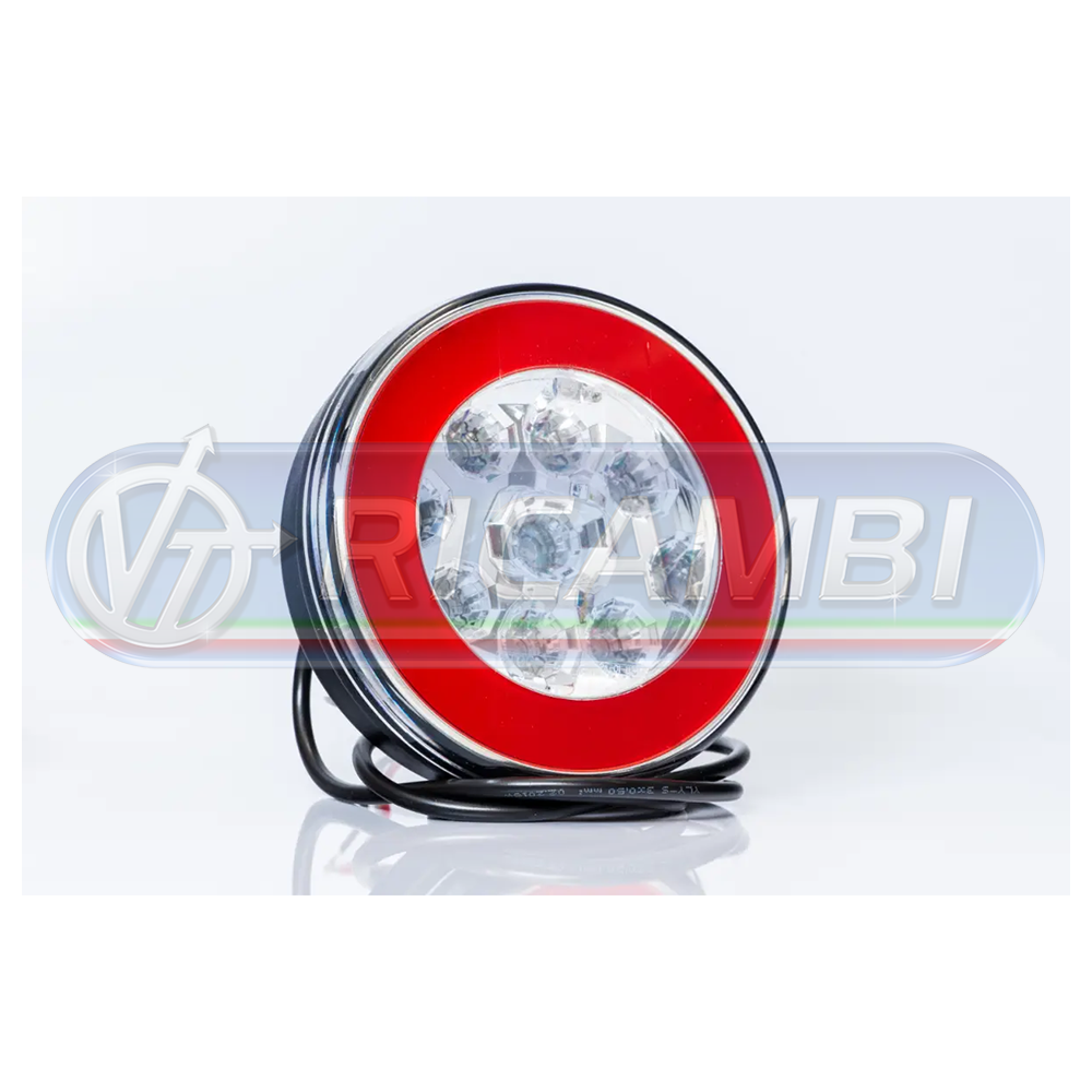 1 - FANALE POST. FULL LED 2 FUNZIONI 12-36V DX/SX TONDO