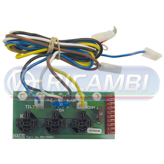 1 - SCHEDA ELETTRONICA PCB BZ/SZH 3 RELAYS ZEPRO