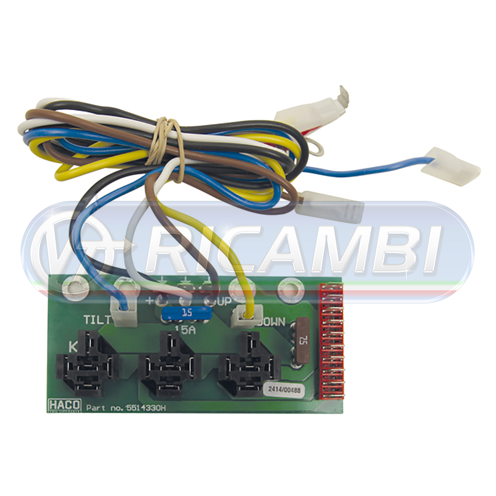 1 - SCHEDA ELETTRONICA PCB BZ/SZH 3 RELAYS ZEPRO