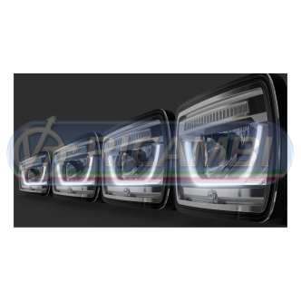 1 - FANALE ANTERIORE PER BARRA PORTAFARI MOD JUMBO LED