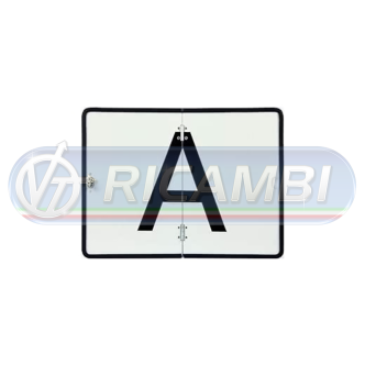 1 - PANNELLO LETTERA 'A' PIEGHEVOLE 400X300