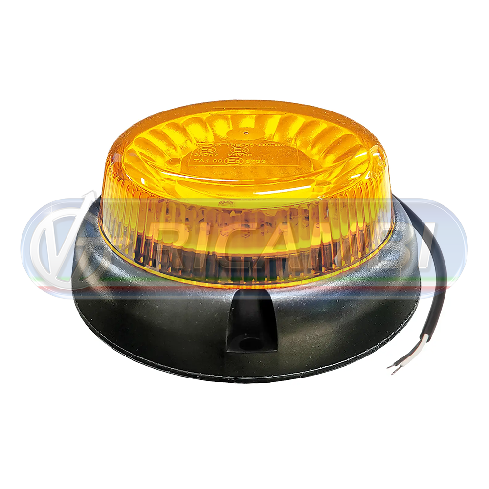 1 - LAMPADA ROTANTE LED A VITI BASSA C/CAVO 1,5 MT