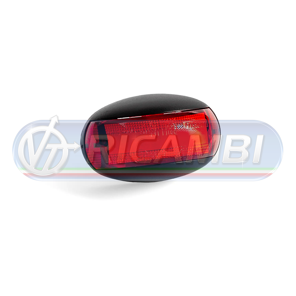 1 - FANALINO INGOMBRO C/VITI 2 LED ROSSO