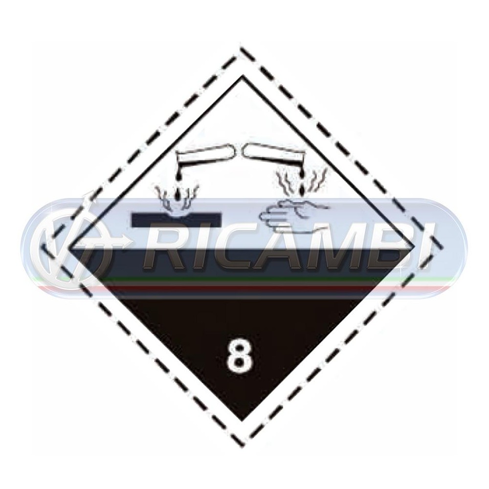 1 - ADESIVO ADR 300X300 CL8 CORROSIVI