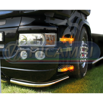 1 - FANALINO INGOMBRO 4 LED ARANCIONE