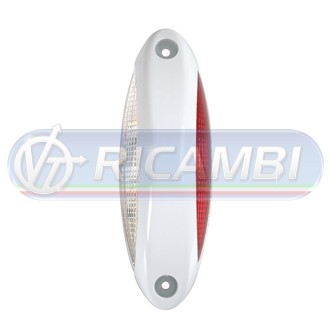 1 - FANALINO INGOMBRO POST. LUXIA 6 LED 24V BIANCA/ROSSA