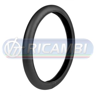 1 - COPRIVOLANTE L 46-48 CM NEOPRENE + SIMILPELLE NERO/NERO