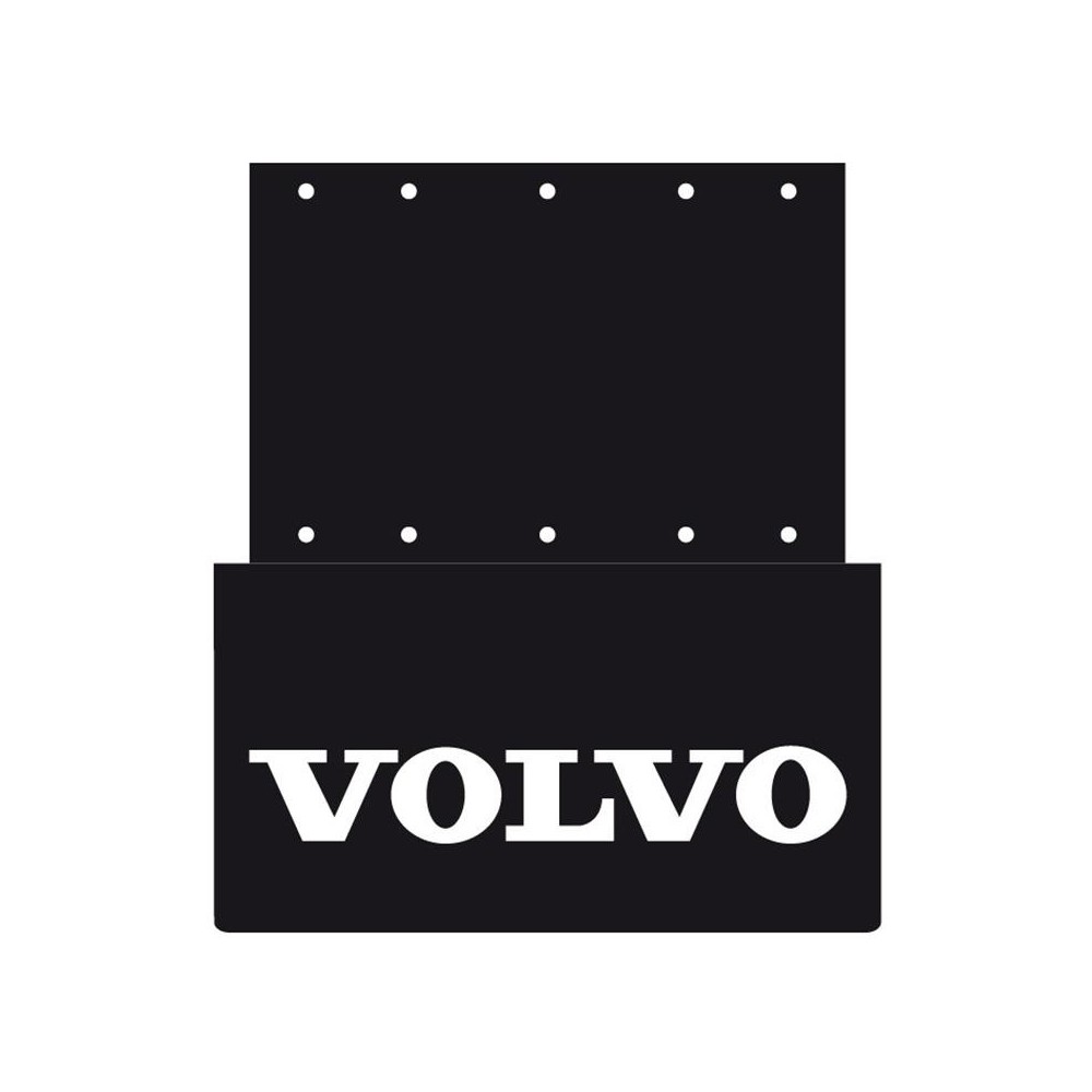 1 - PARASPRUZZI OMOL. 55 X 75 CM ANT. NERO C/LOGO VOLVO