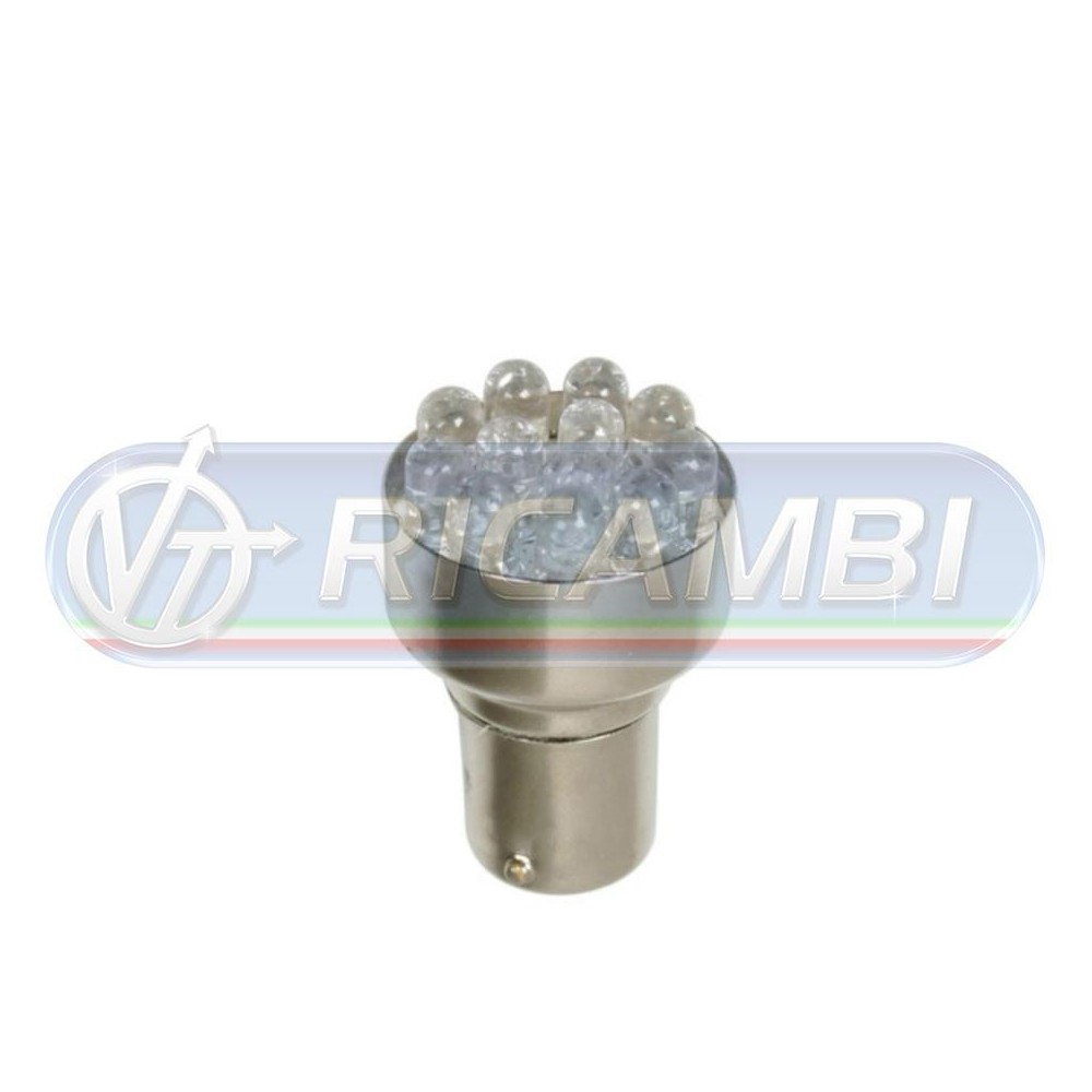 1 - LAMPADINA BAY15D 24V 12 LED