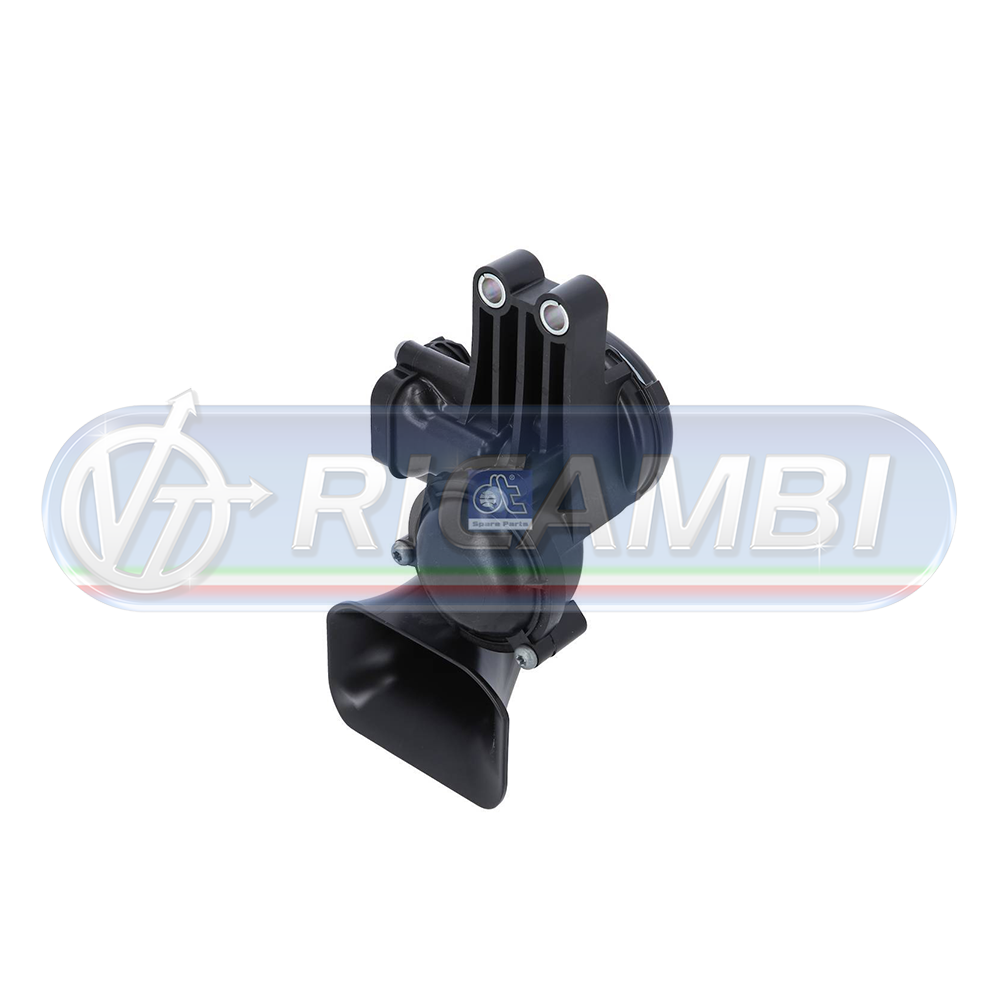 1 - AVVISATORE ACUSTICO PNEUMATICO 12V/24V CON. TONDO