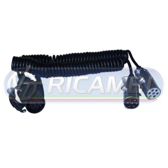 1 - SPIRALE ELETTRICA 1x15 - 2x7 POLI LUNGHEZZA 3,5M