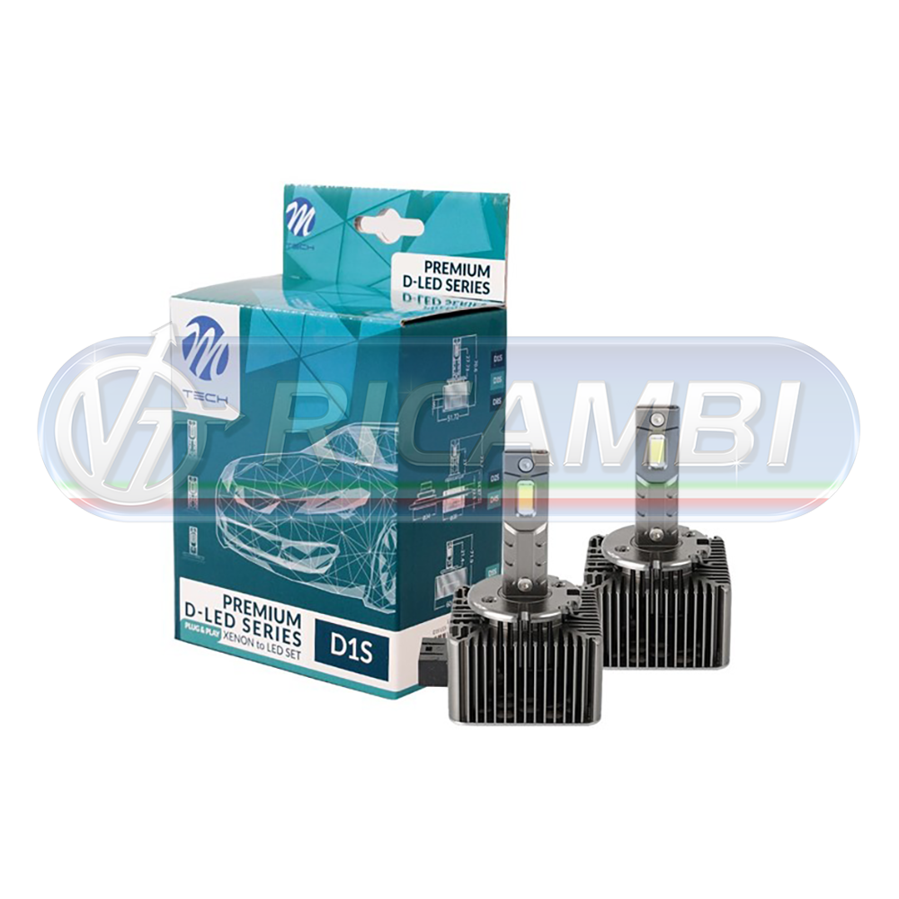 1 - KIT LED 12-24V 6000K CONVERSIONE XENON D1S