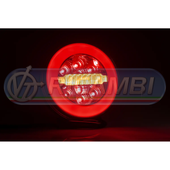 1 - FANALE POST. FULL LED 3 FUNZIONI 12-36V DX/SX TONDO