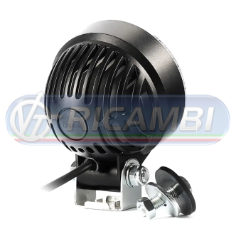 1 - FARETTO DA LAVORO ROTONDO 6 LED 22W 2500 LUMEN