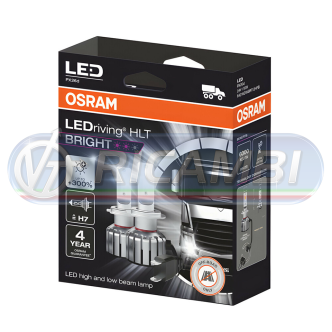 1 - KIT LAMPADINE H7 LED 24V 6000K OSRAM IN COPPIA