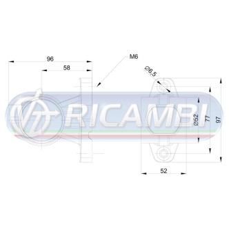1 - FANALINO INGOMBRO POST. 12 LED 12/24V CORTO SX
