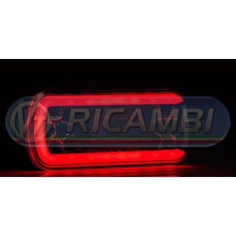 1 - FANALE POST. FULL LED 6 FUNZIONI 12-36V SX C/RETRONEBBIA