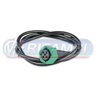 1 - CONNETTORE ELETTRICO 5 PIN FANALE FRISTOM VERDE DX