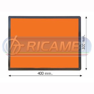 1 - PANNELLO ADR FISSO 400X300X0,8