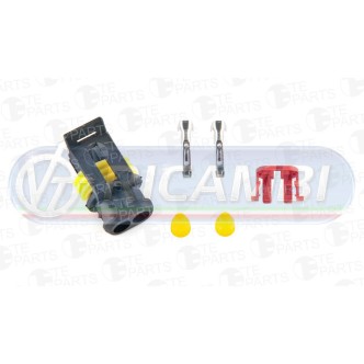 1 - CONNETTORE ELETTRICO A 2 PIN MASCHIO