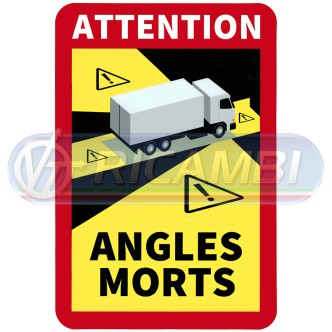 1 - ADESIVO ANGLE MORTS TRUCK FRANCESE