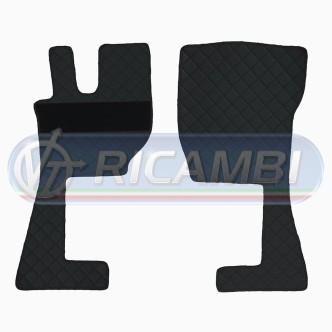 1 - TAPPETI VOLVO FH 2/3/4 TRUCKER NERO IN COPPIA