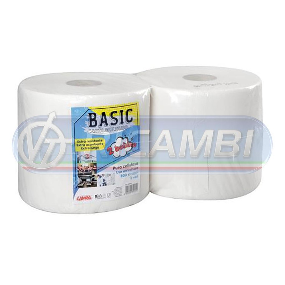 1 - ROTOLO CARTA ECO WIPER PROFESSIONAL COPPIA