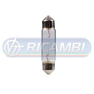 1 - LAMPADINA SILURO 24V 5W 11x38- 41 mm