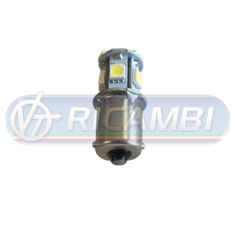1 - LAMPADINA BA15S 28V 8 LED SMD5050