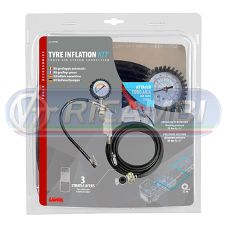 1 - KIT GONFIAGGIO PNEUMATICI COLL. GIUNTO ISO