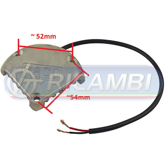 1 - LAMPEGGIANTE SPONDA SINGOLO 12/24V LED ANTEO
