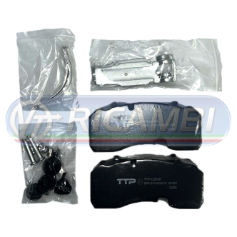 1 - PASTIGLIE FRENO RIMORC. ASSALE BPW C/SCASSO DISCO 370