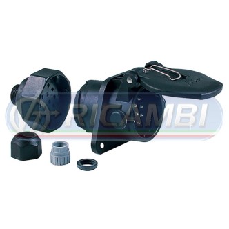 1 - SPINA 24V 15 POLI ABS PLASTICA A SERRAFILO