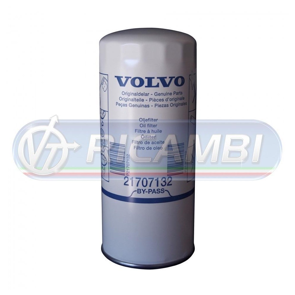 1 - FILTRO OLIO BY PASS ORIGINALE VOLVO 21707132