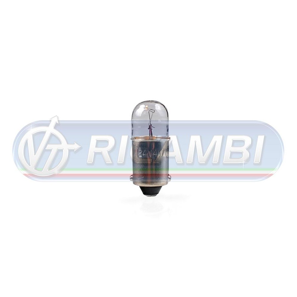 1 - LAMPADINA MICRO BA9S T4W 24V 4W