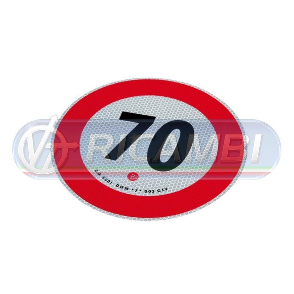1 - ADESIVO VELOCITA LIMITE 70