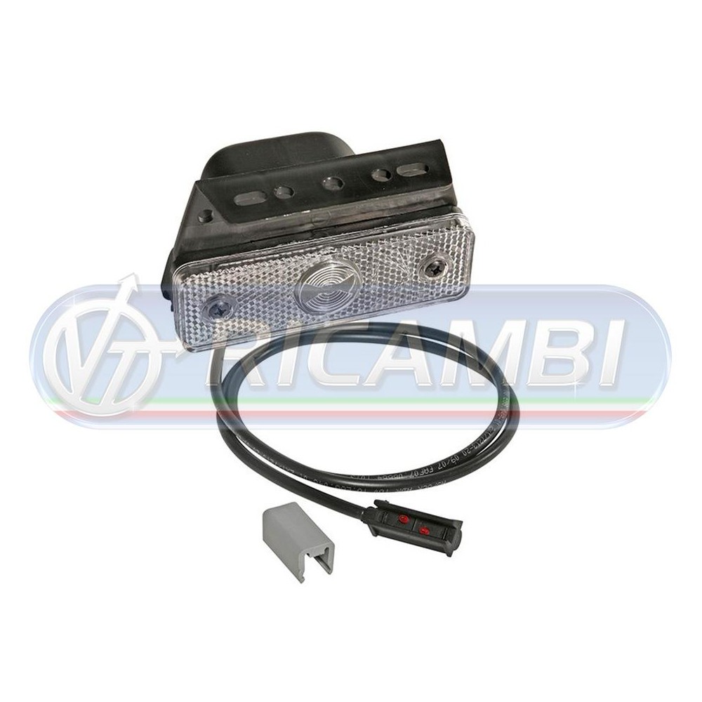 1 - FANALINO INGOMBRO 1 LED BIANCO FLATPOINT I 0,5 MT C/STAFFA