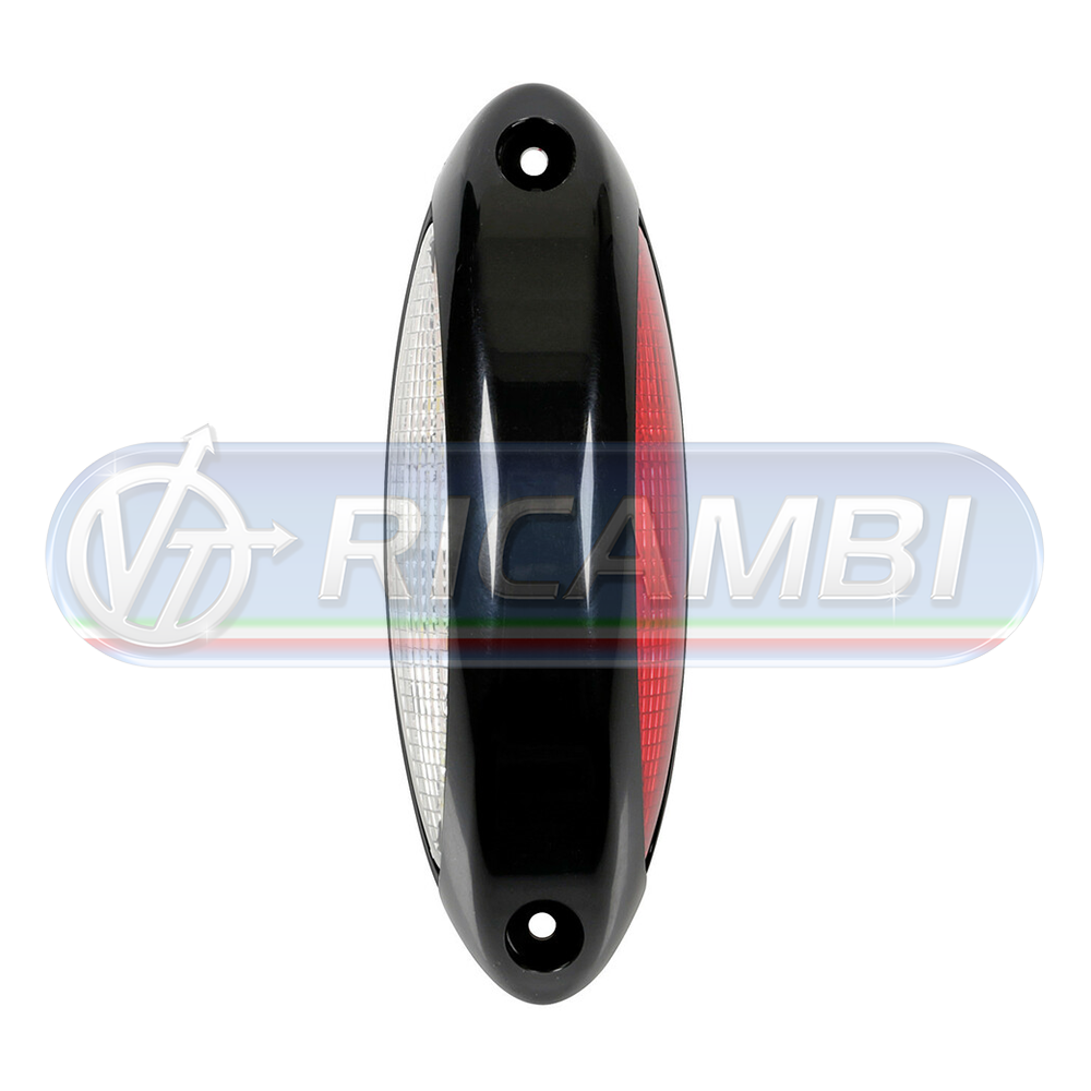 1 - FANALINO INGOMBRO POST. LUXIA 6 LED 24V BIANCA/ROSSA