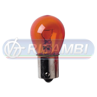 1 - LAMPADINA BAU15S 24V 21W ARANCIONE