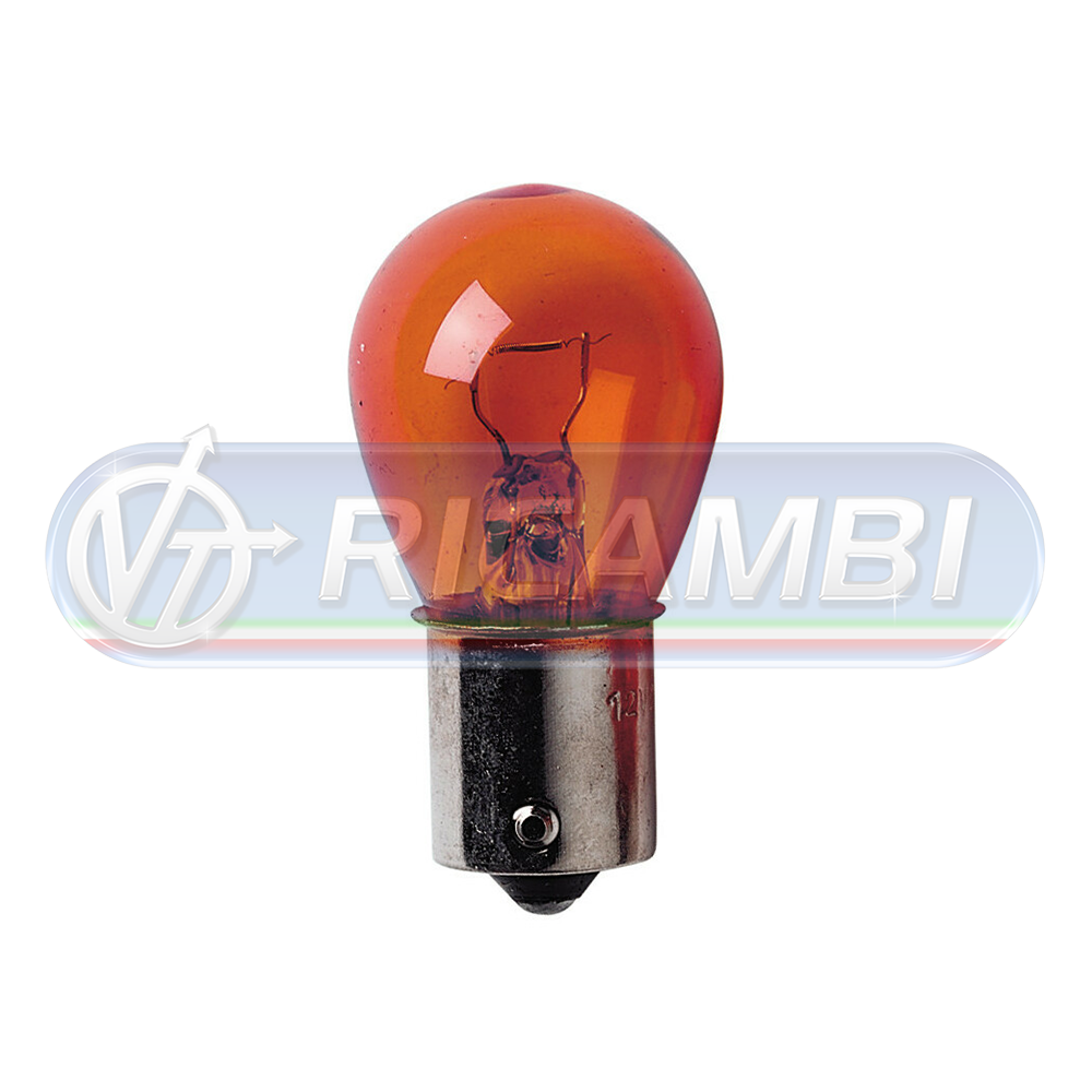 1 - LAMPADINA BAU15S 24V 21W ARANCIONE